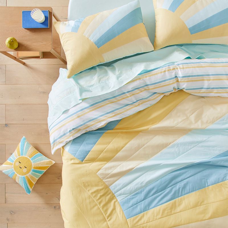 Sunbeam Multi Quilted Quilt Cover Set