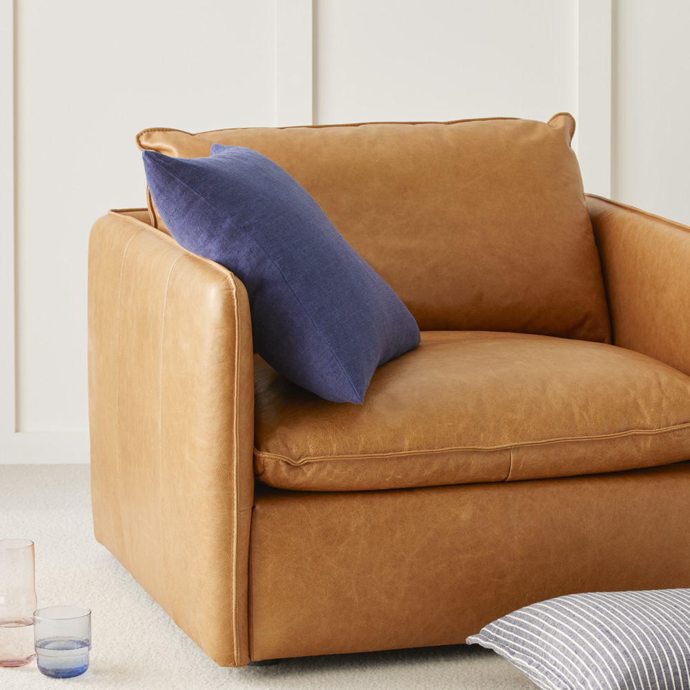 Malmo Denim Linen Cushion