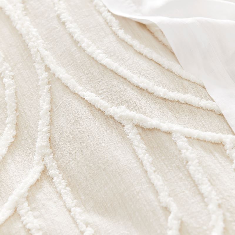 Horizon Natural Tufted Quilt Cover Separates