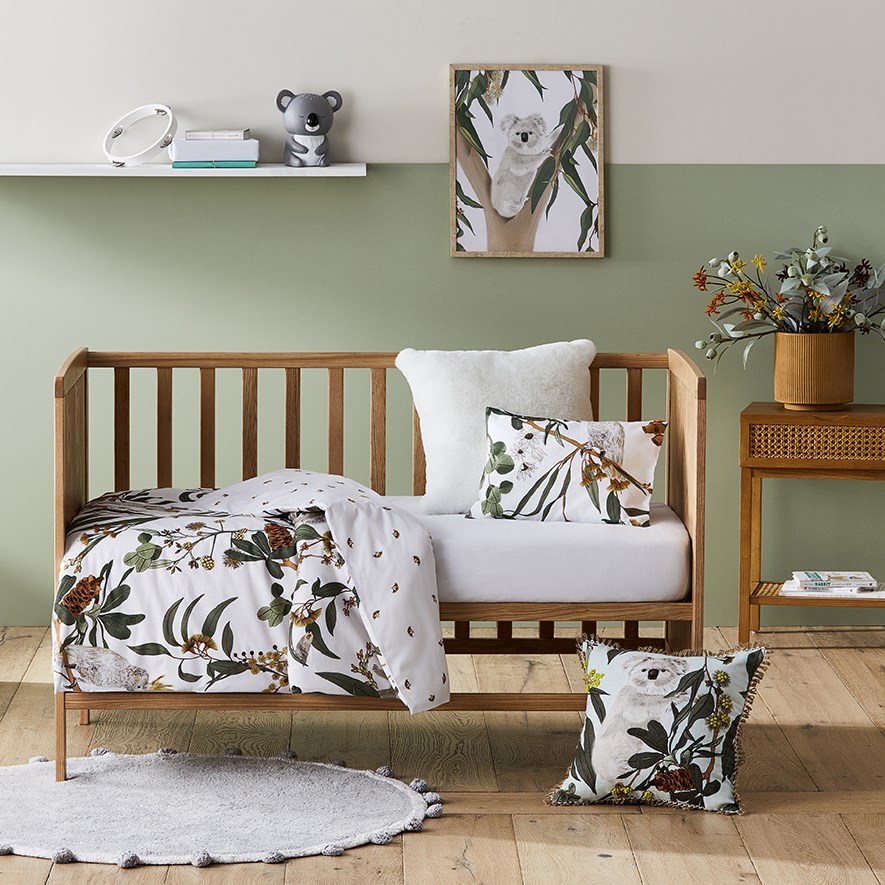 Gumnut Gully Multi Cot Quilt Cover Set