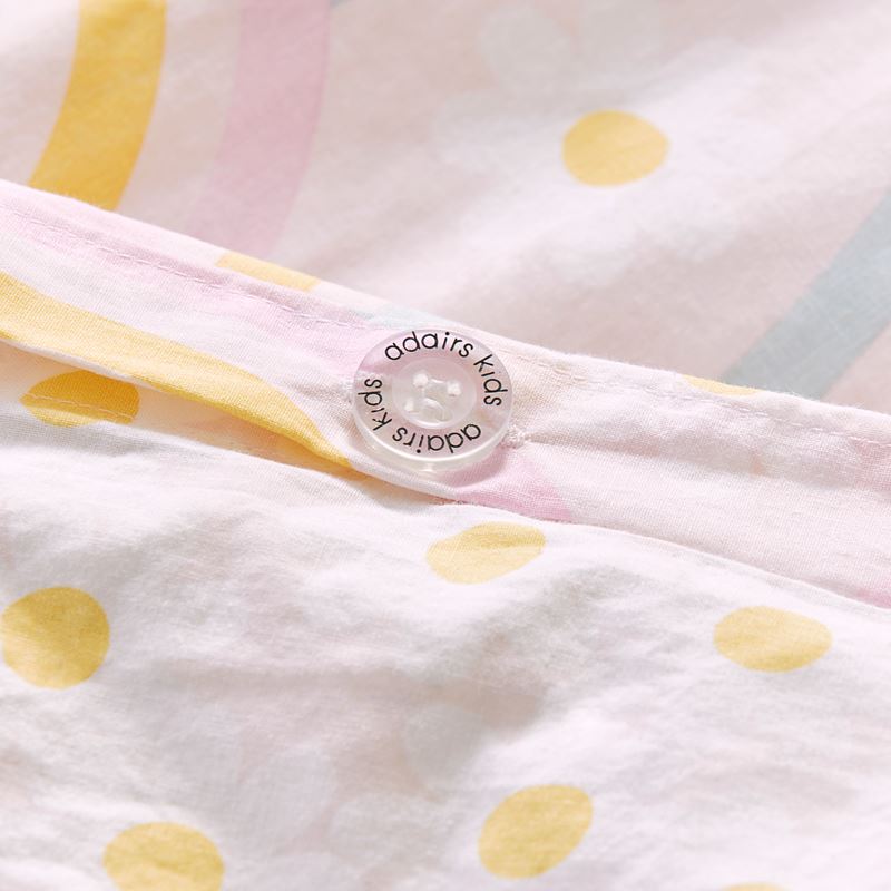 Stonewashed Rainbow Daisy Multi Quilt Cover