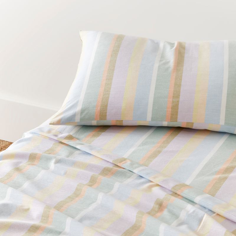 Yarn Dyed Sorbet Stripe Sheet Set
