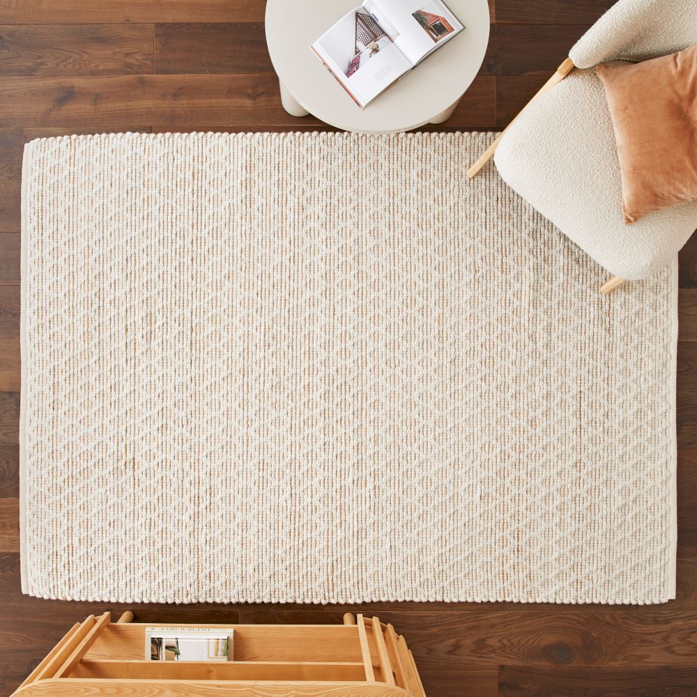 Avery Natural & White Rug