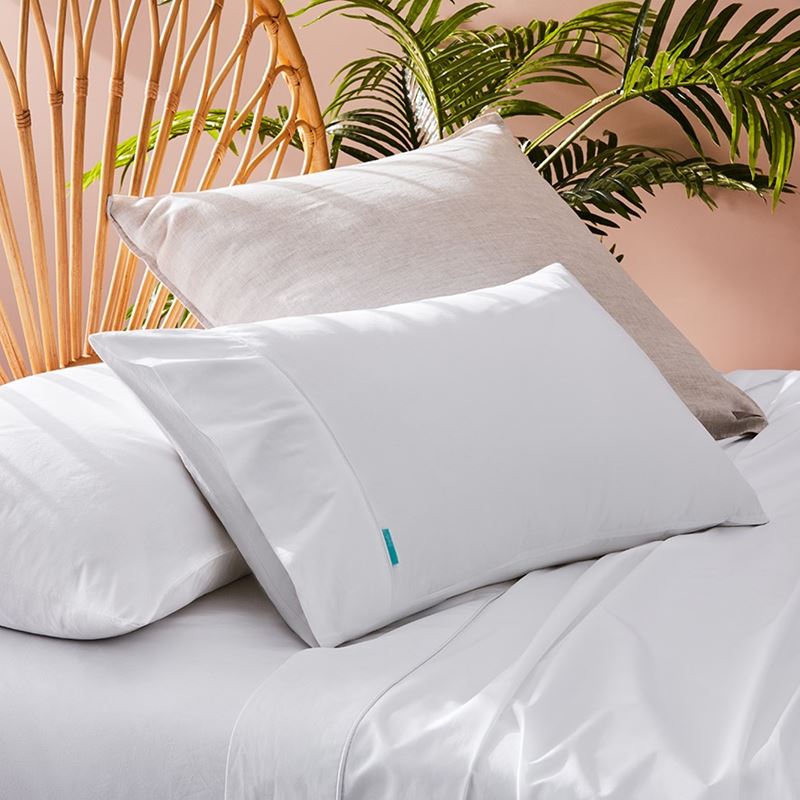 Fresh Cotton Percale White Sheet Set