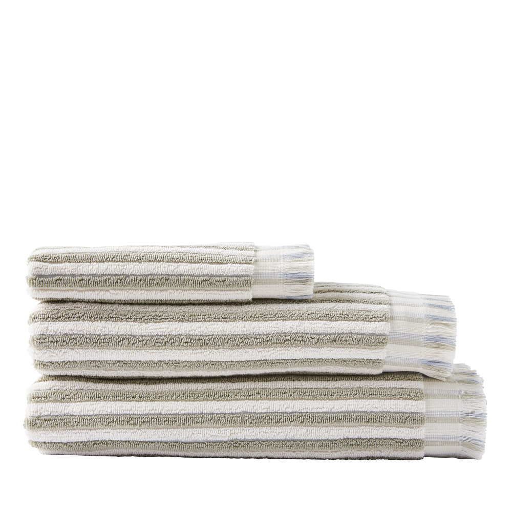European Sophia Green Tea & French Blue Turkish Cotton Towel Range