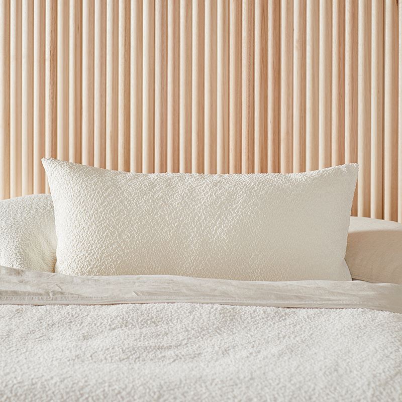 Blake Off White Boucle Quilt Cover Separates