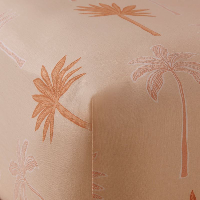 Sandy Palm Printed Percale Sheet Set