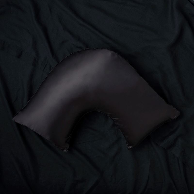 Pure Silk Black Pillowcases