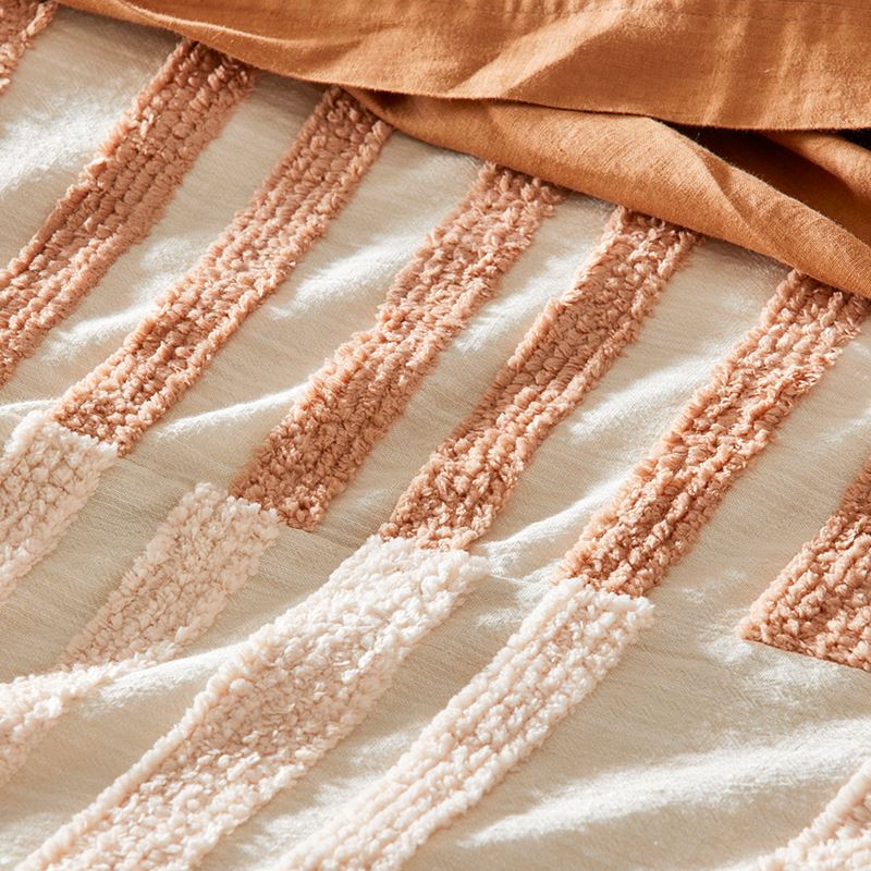 Jagger Tufted Clay Quilt Cover Separates