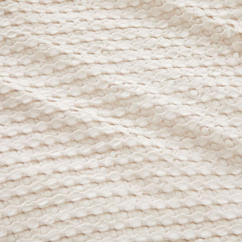 Bobbi Bamboo Waffle Oat Cot Quilt Cover