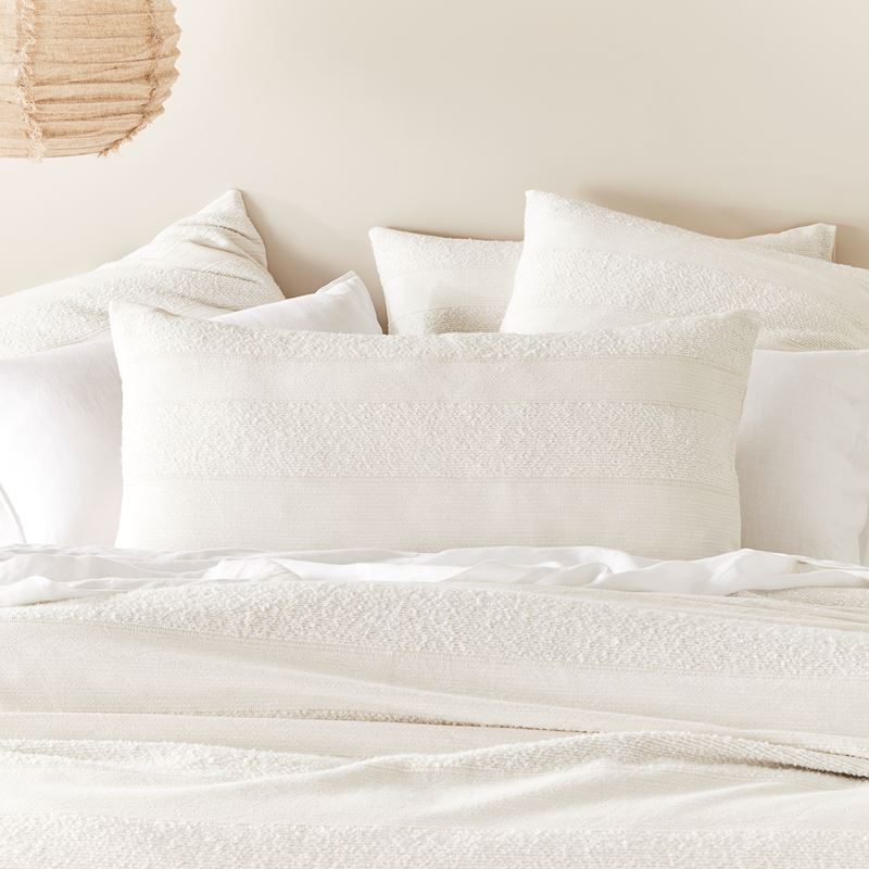 Billie Boucle Off White Quilt Cover Separates