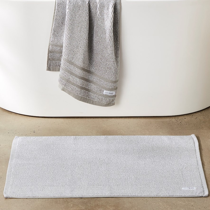 Flinders Grey Marle Bath Mat