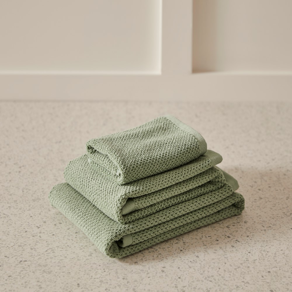 Savannah Eucalyptus Textured Towel Range