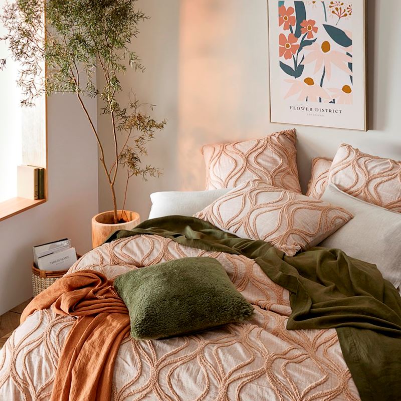 Shearling Forest Green Cushion