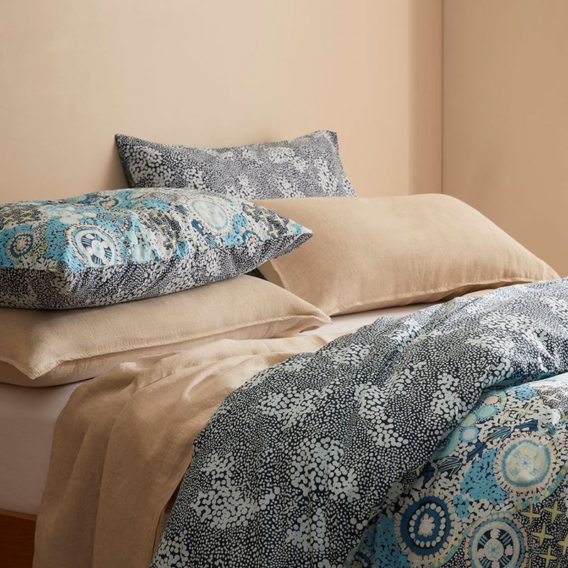 Cungelella Kalkatungu Blue Quilt Cover Set + Separates