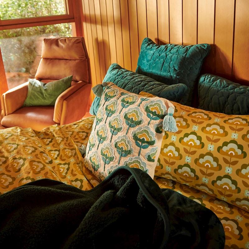 Printed Retro Pear?Stems?Sheet Set