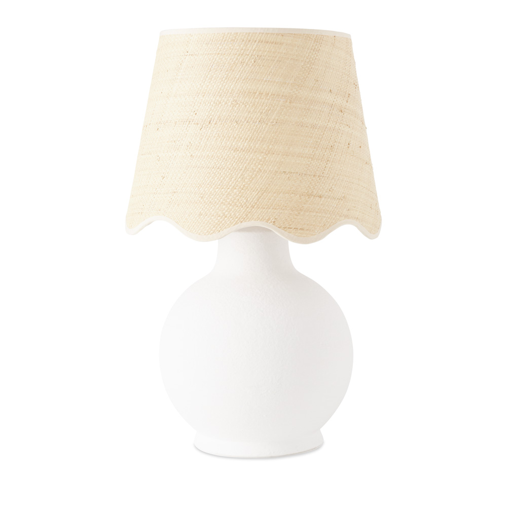 Willow White & Natural Table Light