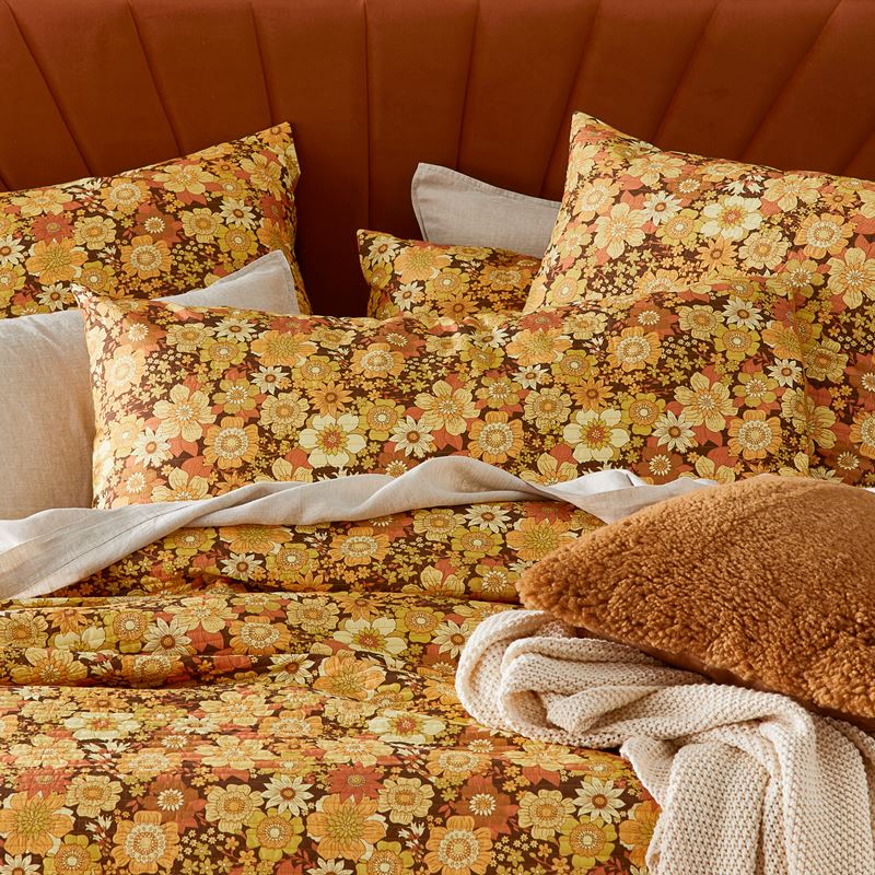 Hannah Gold Quilted Quilt Cover Separates