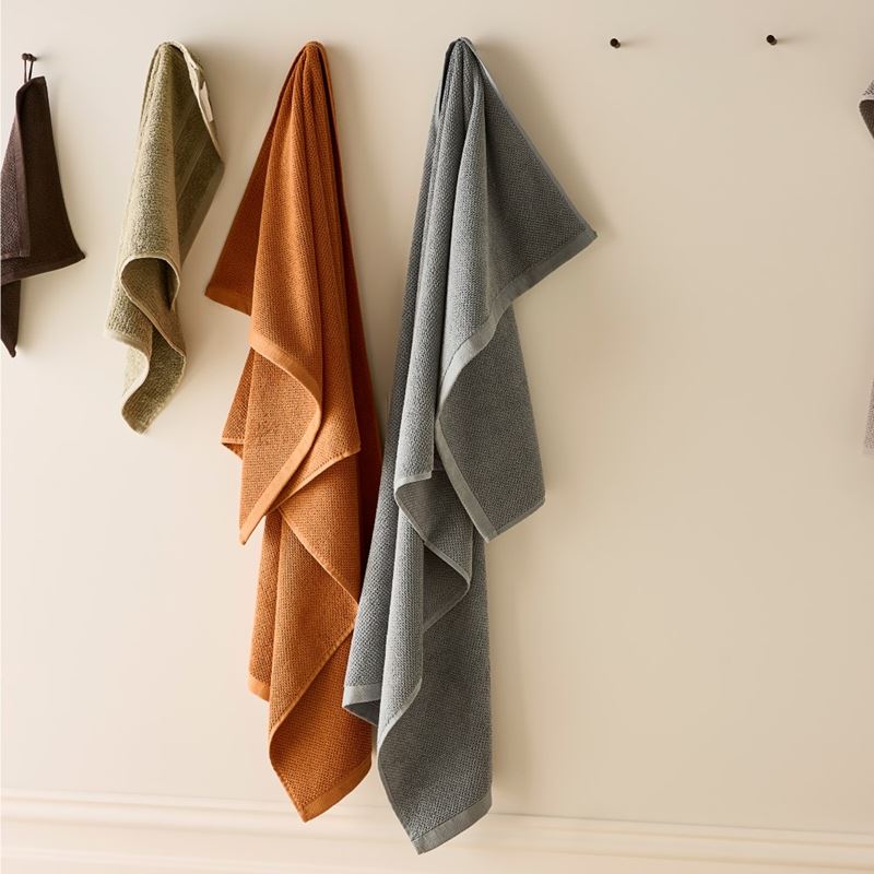 Savannah Ginger Textured Towel Range