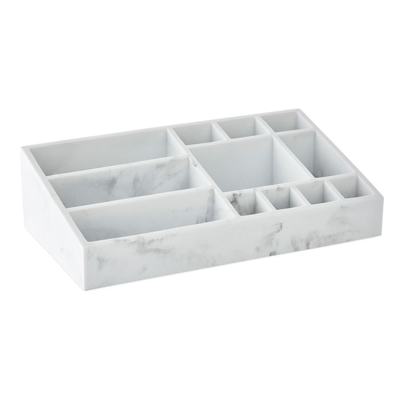 Mayfair Marble & Silver Bathroom Accessories