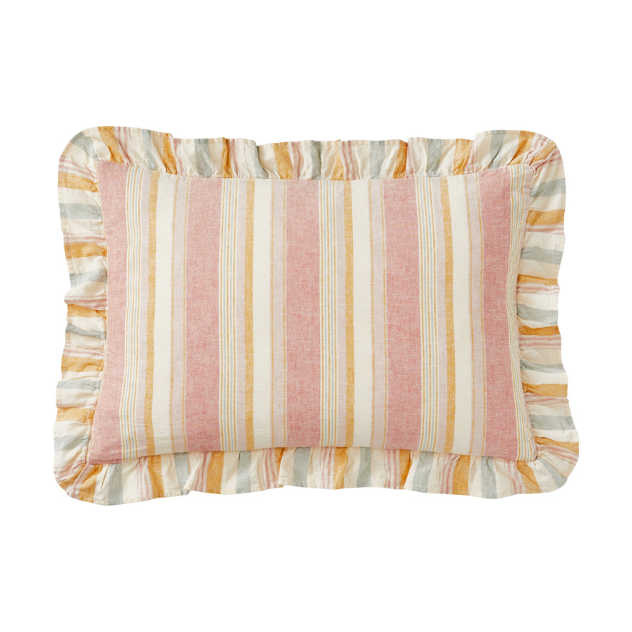Penrose Pink Stripe Cushion
