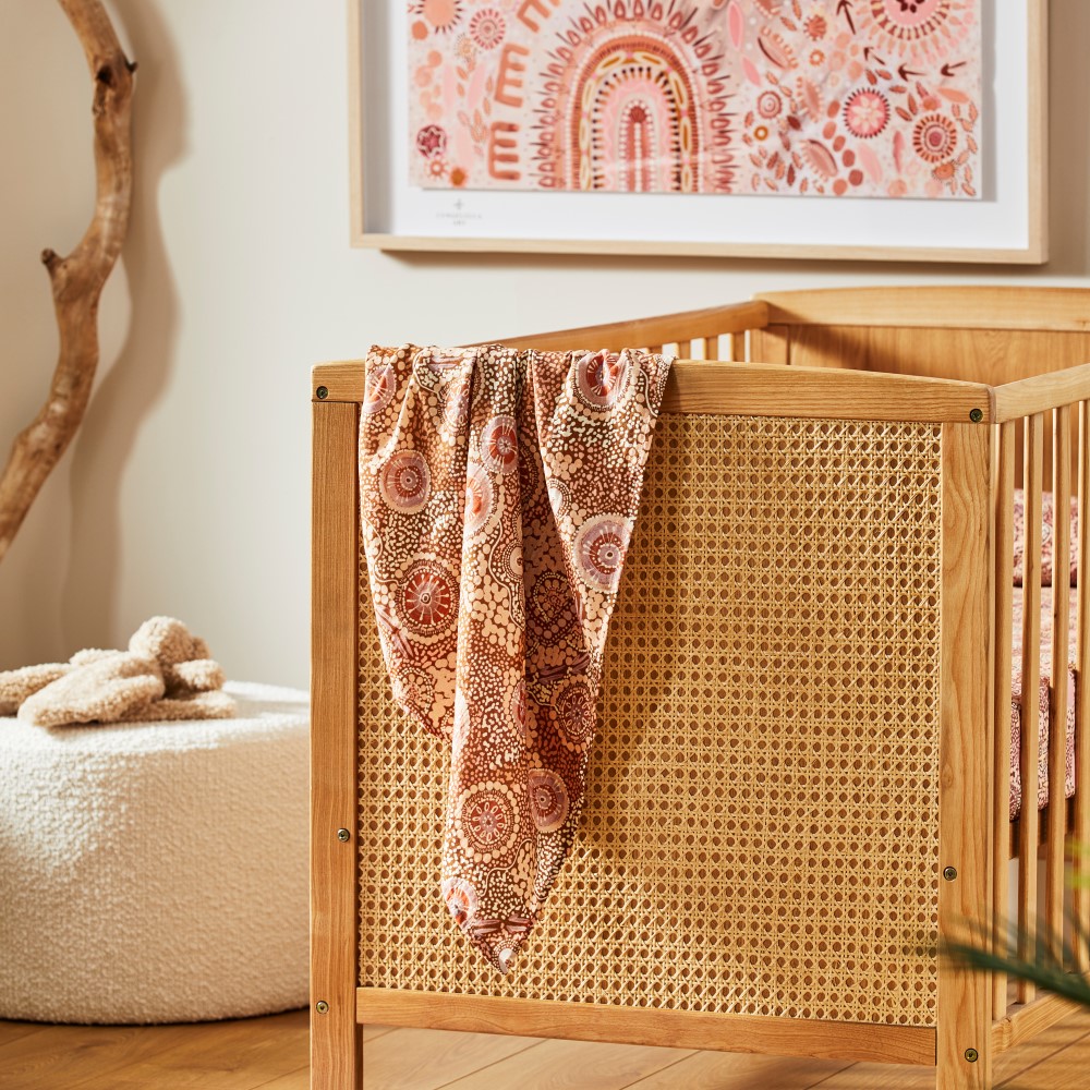 Cungelella Bilabila Pink Clay Swaddle