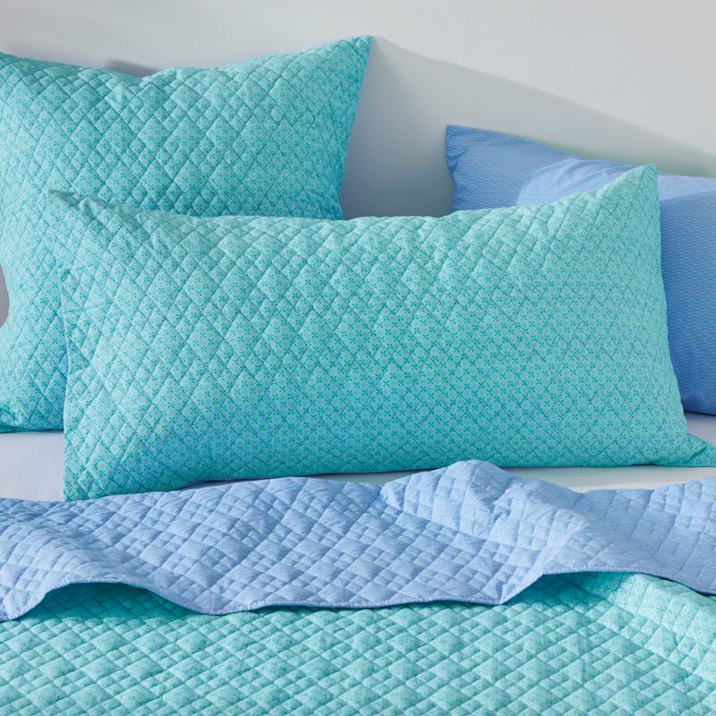 Panama Green Quilted Coverlet Separates