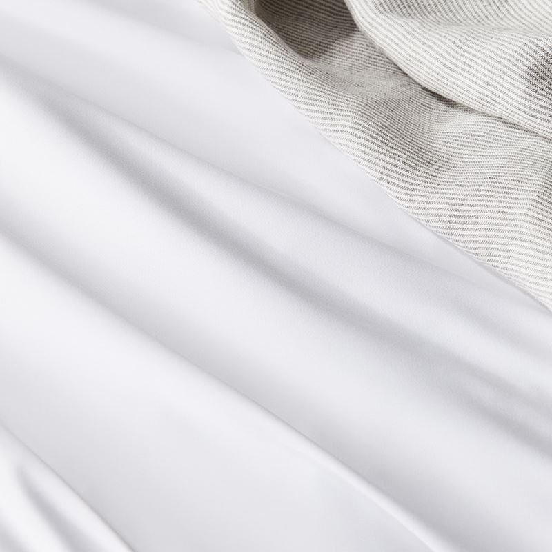 600TC Bamboo Cotton White Quilt Cover Separates