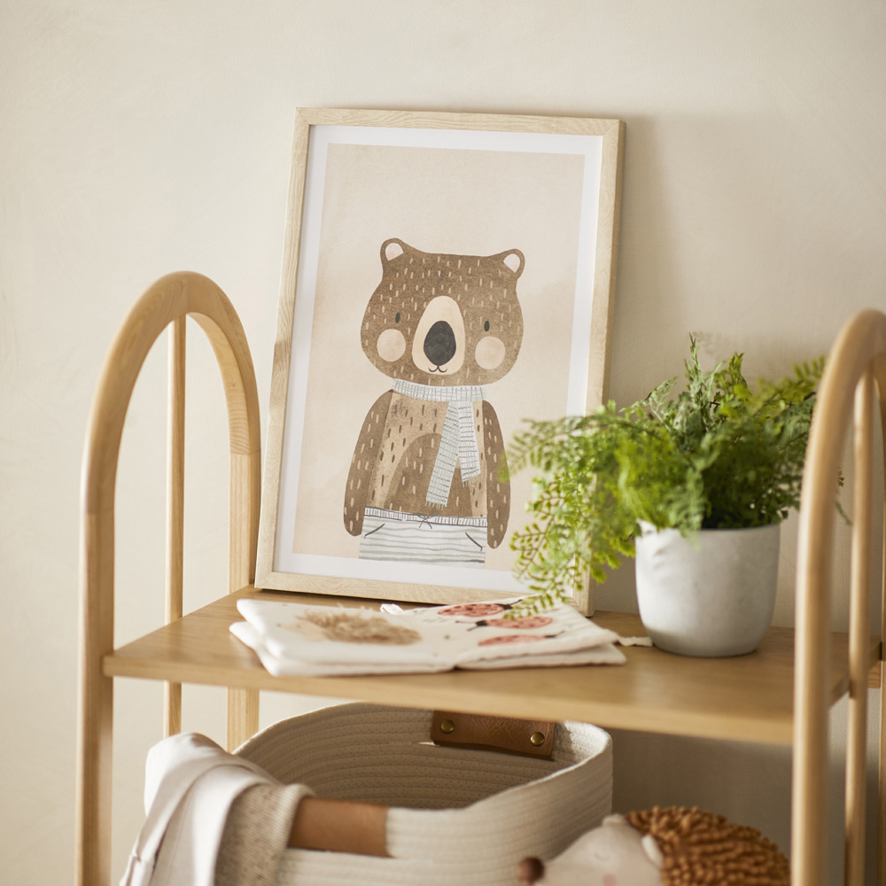 Nursery Wombat Buddy Wall Art