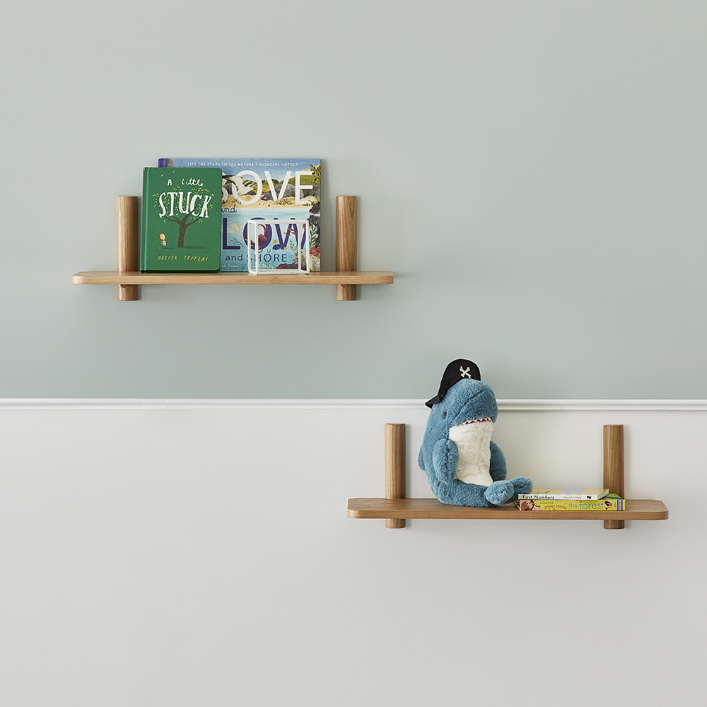 Noah Natural Wall Shelf Pack of 2