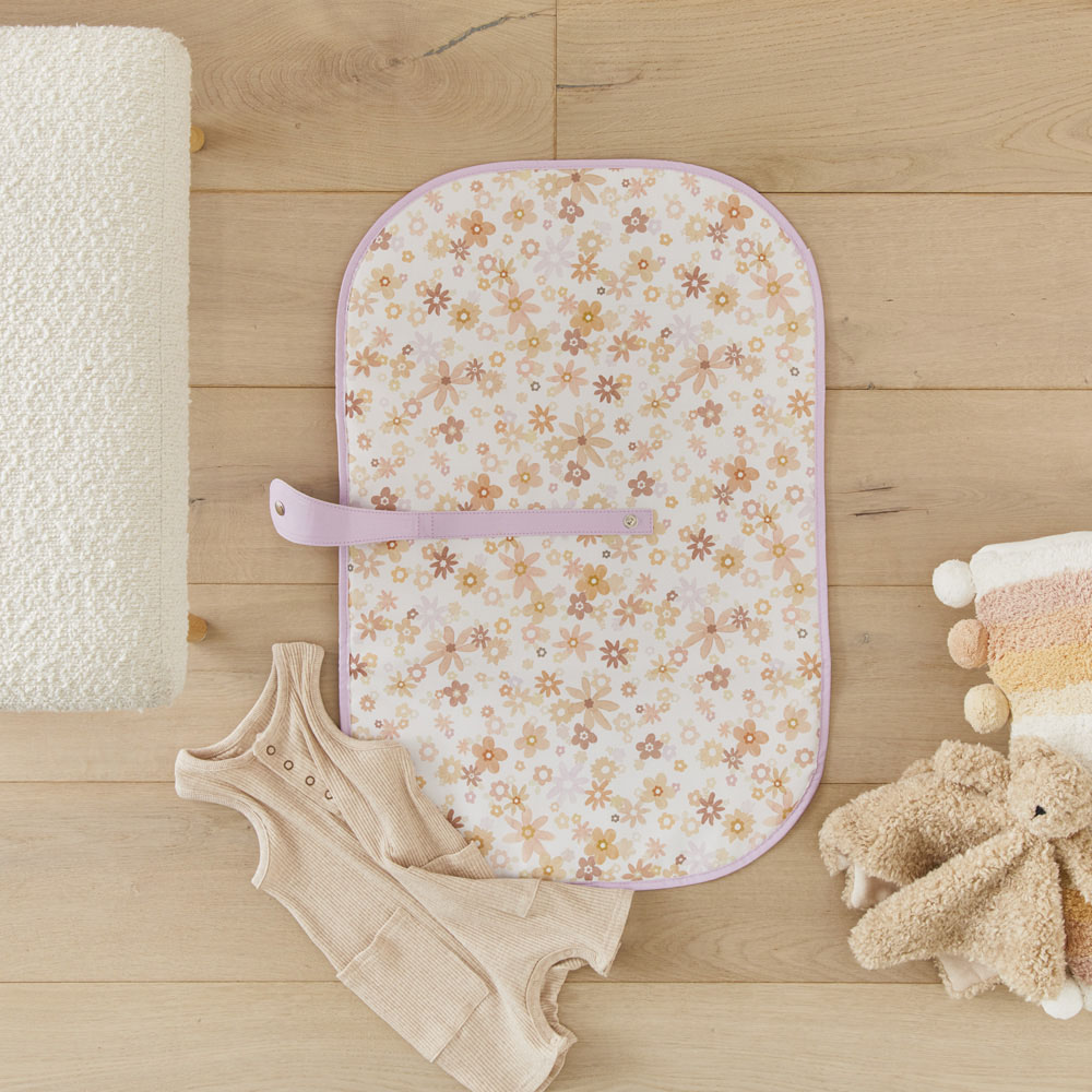 Travel Dahlia Floral Change Mat