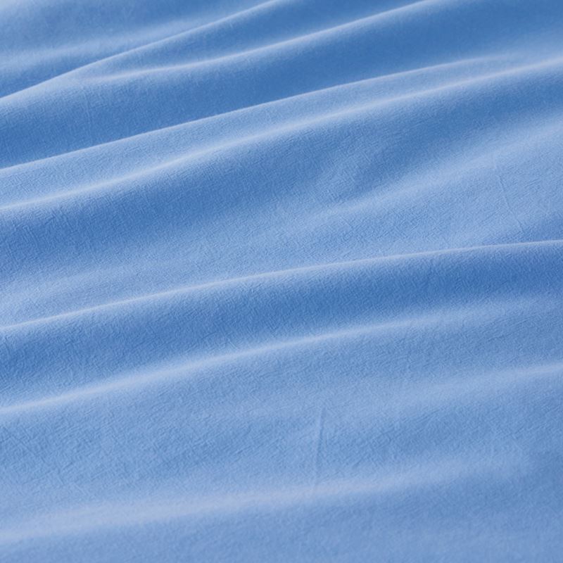 Stonewashed Cotton French Blue Quilt Cover Separates
