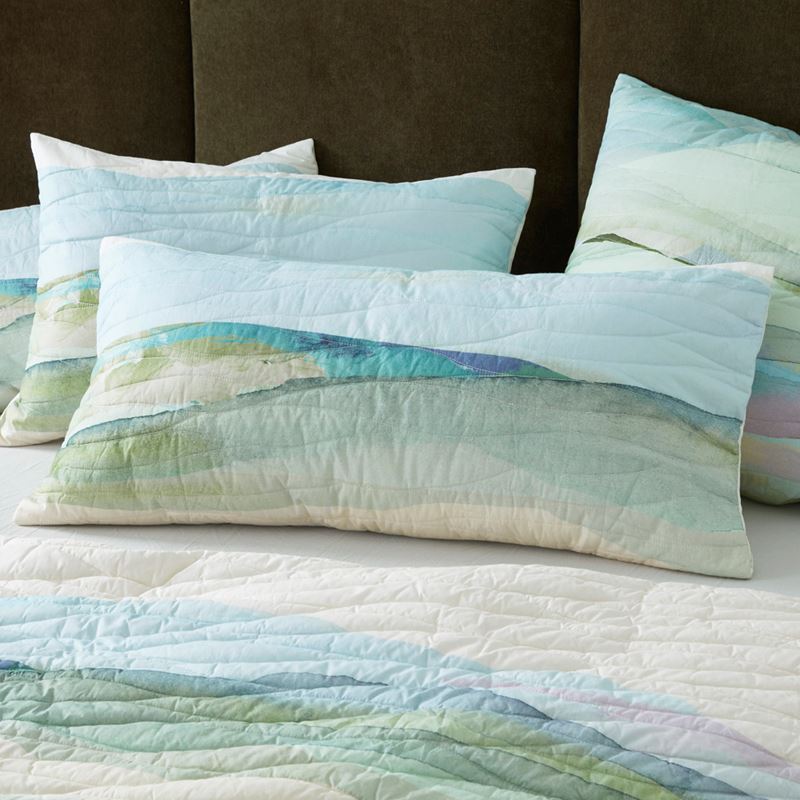 Hinterland Green Quilted Quilt Cover Separates