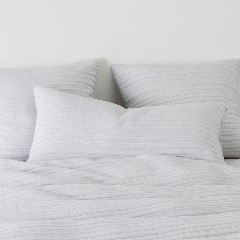 Hayman Soft Grey Quilted Quilt Cover Set + Separates