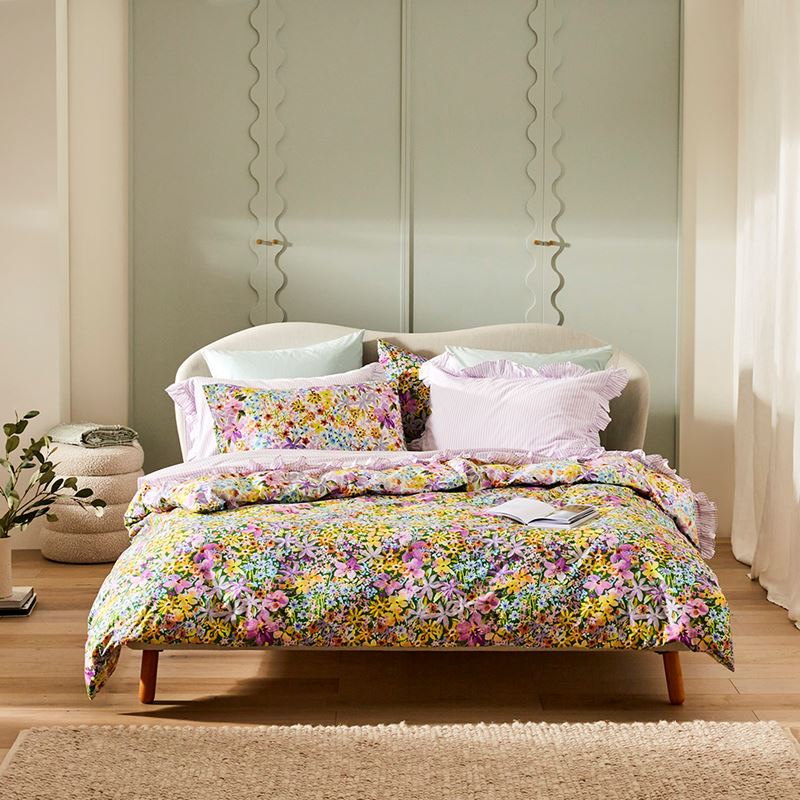 Sienna Floral Lilac Pillowcases
