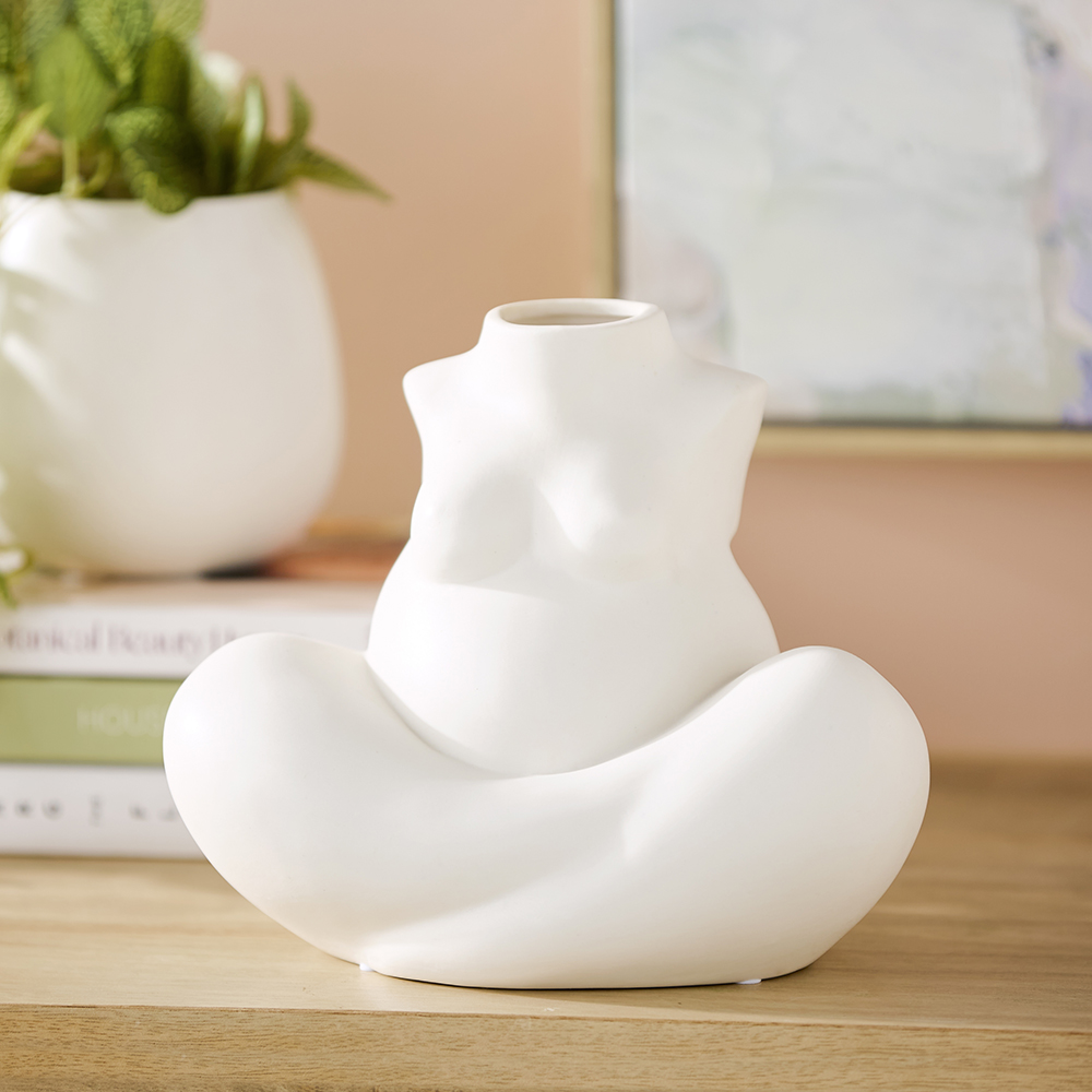 Body White Vase
