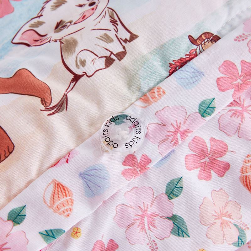 Disney Moana Loves The Sea Sunset Quilted Quilt Cover Set