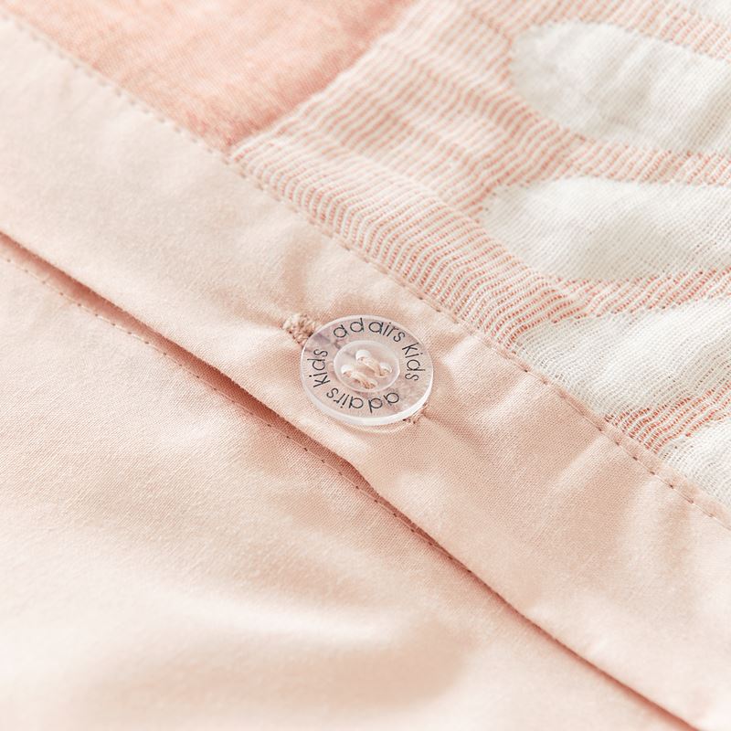 Molly Jacquard Pink Punch Quilt Cover Set