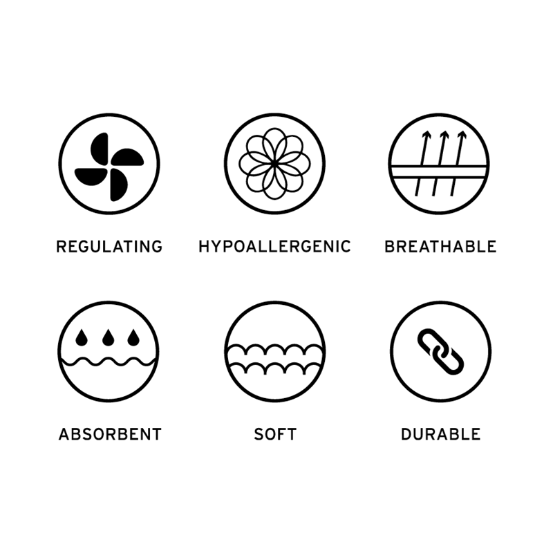 600TC Bamboo Cotton Nimbus Cloud Sheet Separates