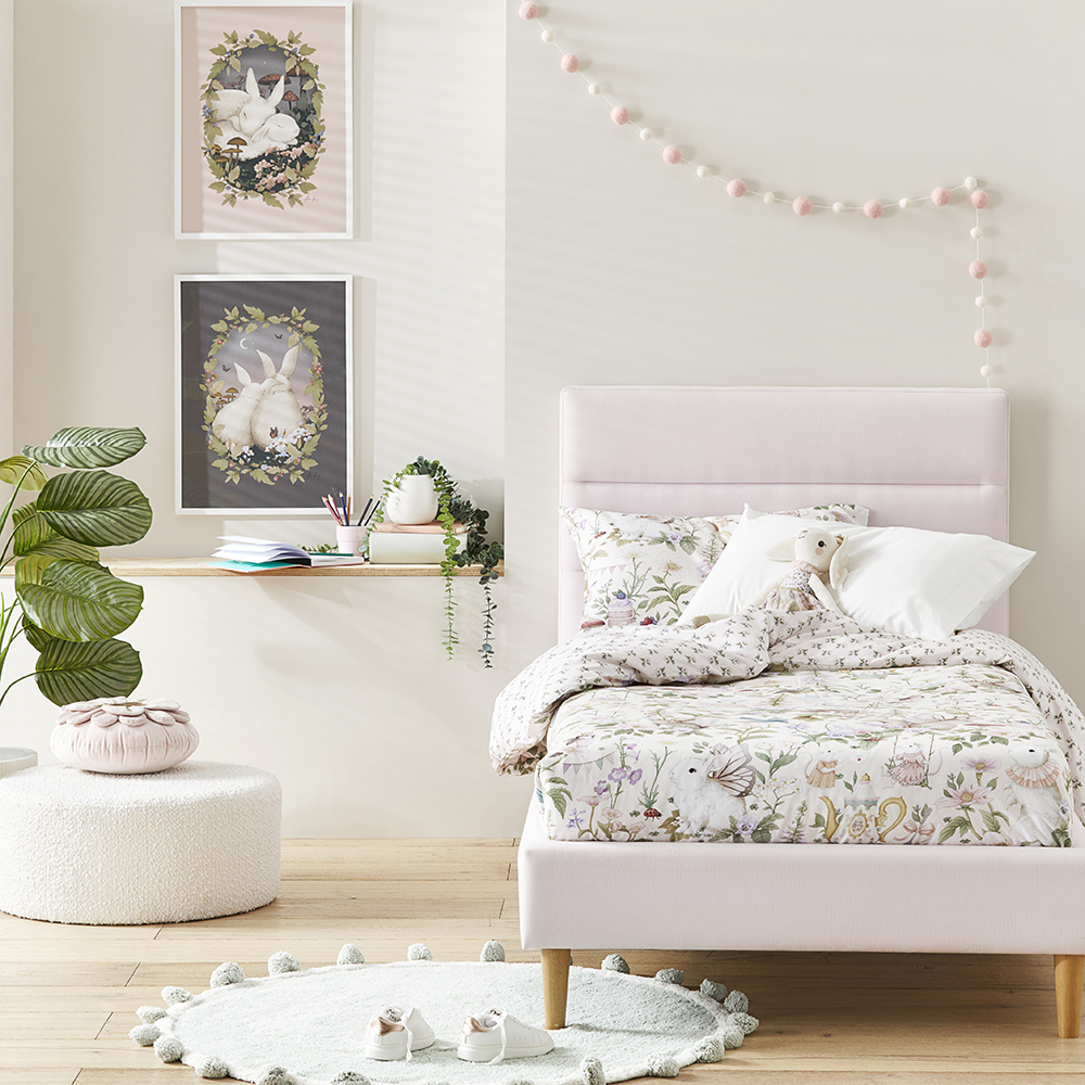 Darcy Pink Bed