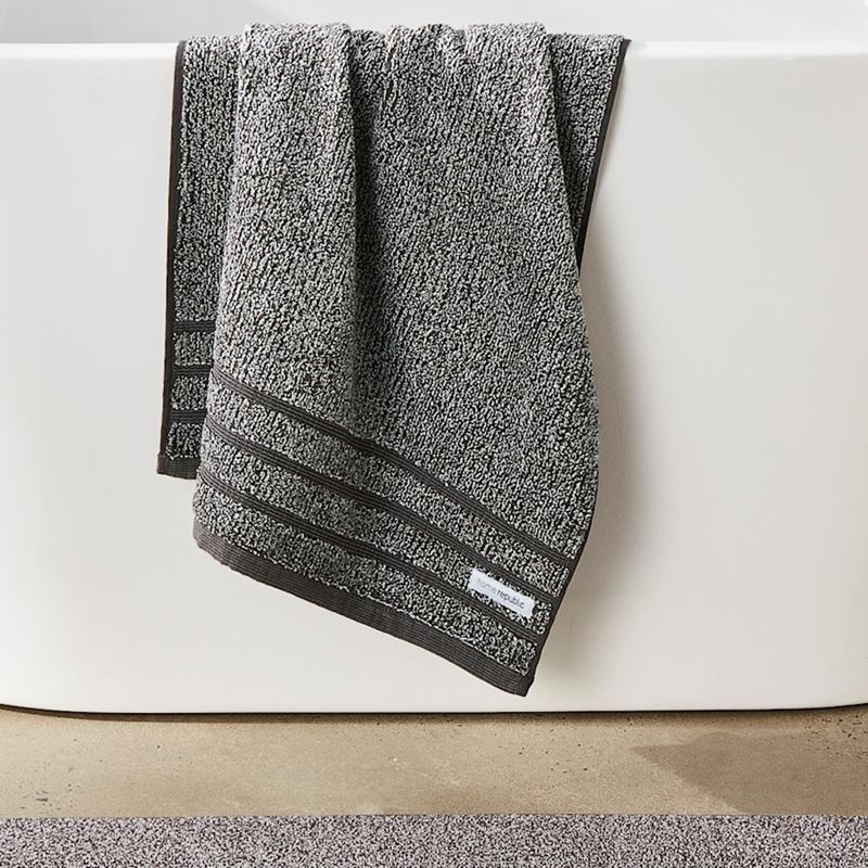 Flinders Graphite Marle Towel Range