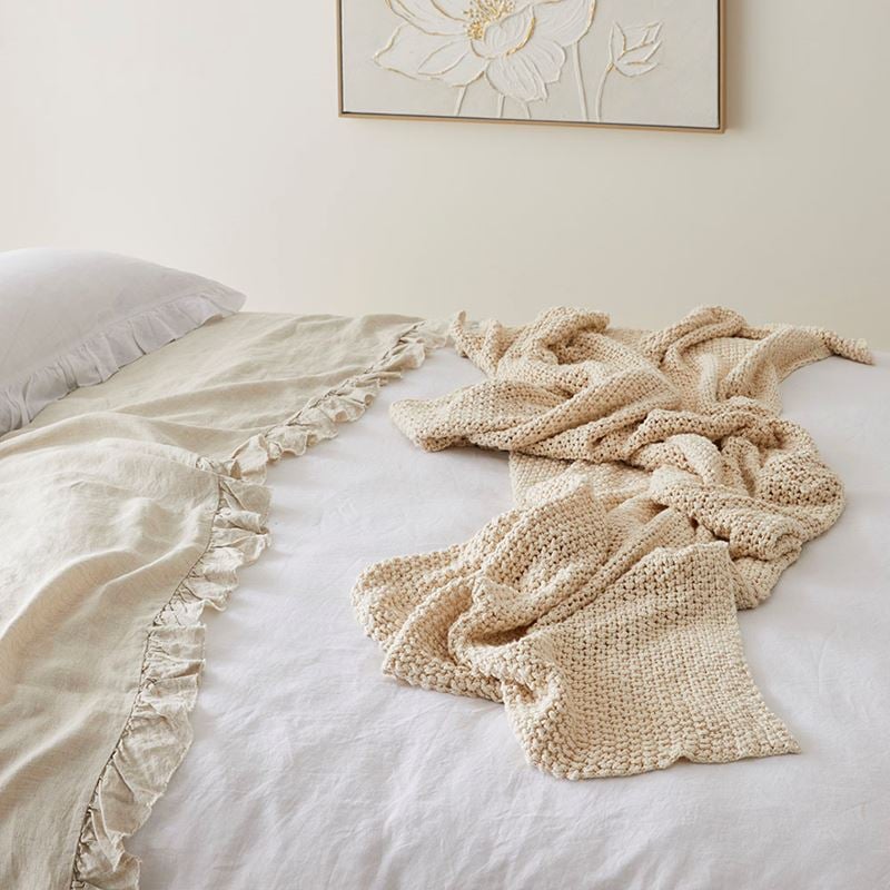 Hallstatt Natural Chunky Knit Throw?