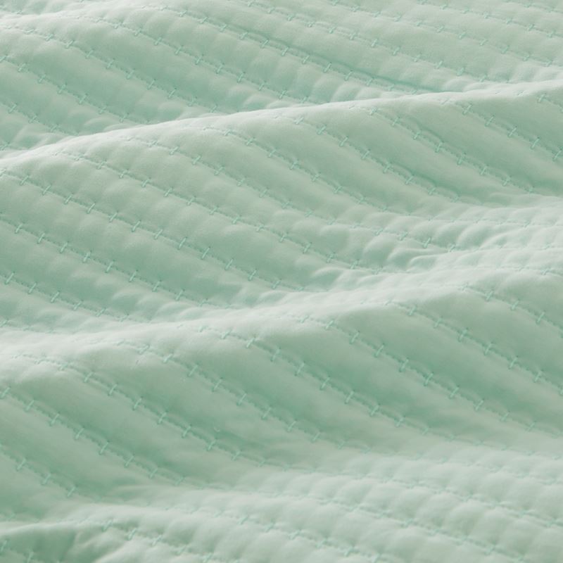 Oakley Mint Blue Quilted Quilt Cover Separates