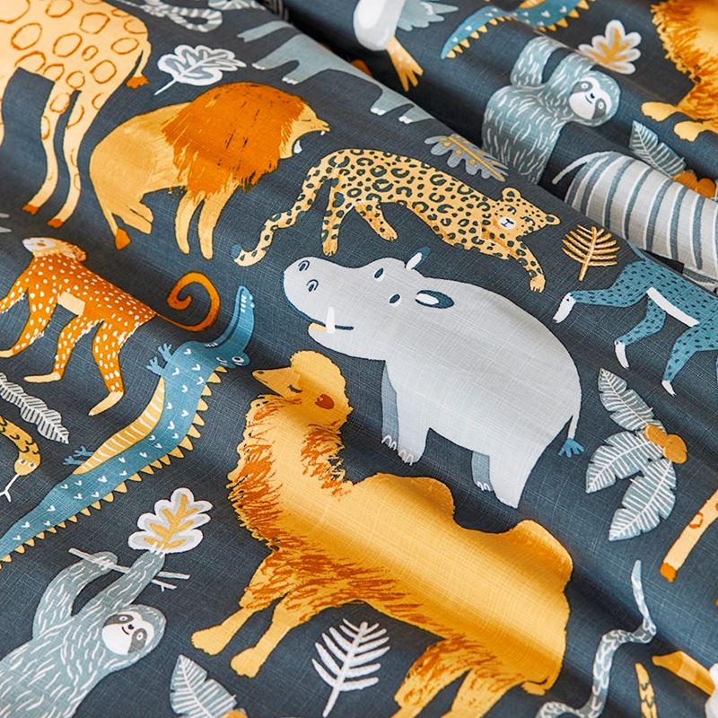 Jungle Giants Midnight Quilt Cover Set