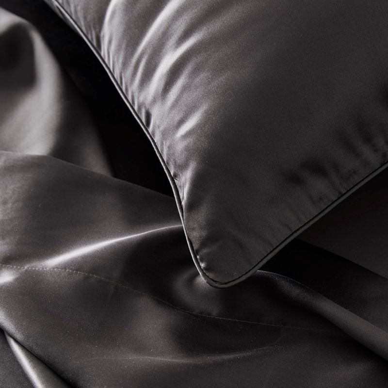 Pure Silk Black Sheet Set