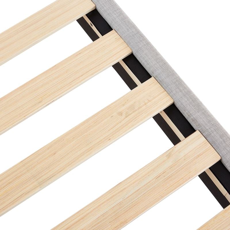 Finley Light Grey Bed Base