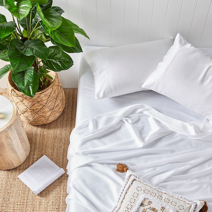 Eco White Sheet Set