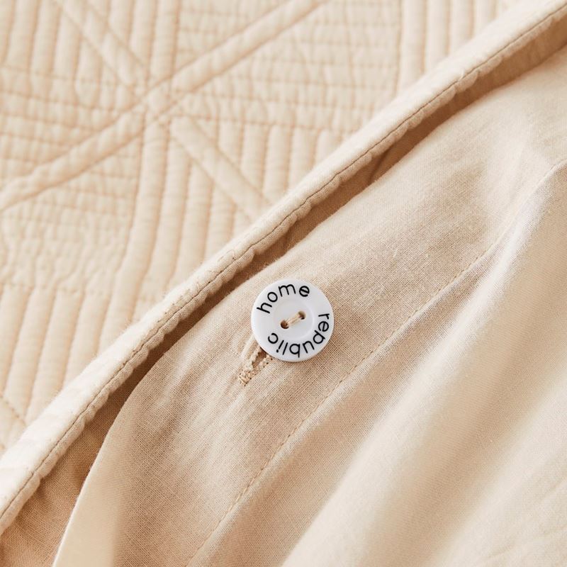 Prism Sand Quilted Quilt Cover Separates