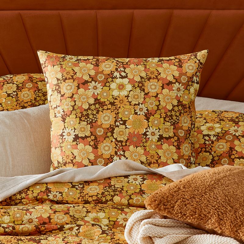 Hannah Gold Quilted Quilt Cover Separates