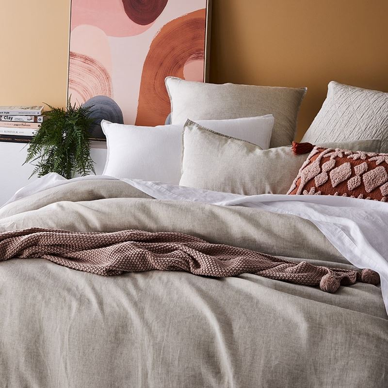 Vintage Washed Linen Linen Quilt Cover Separates